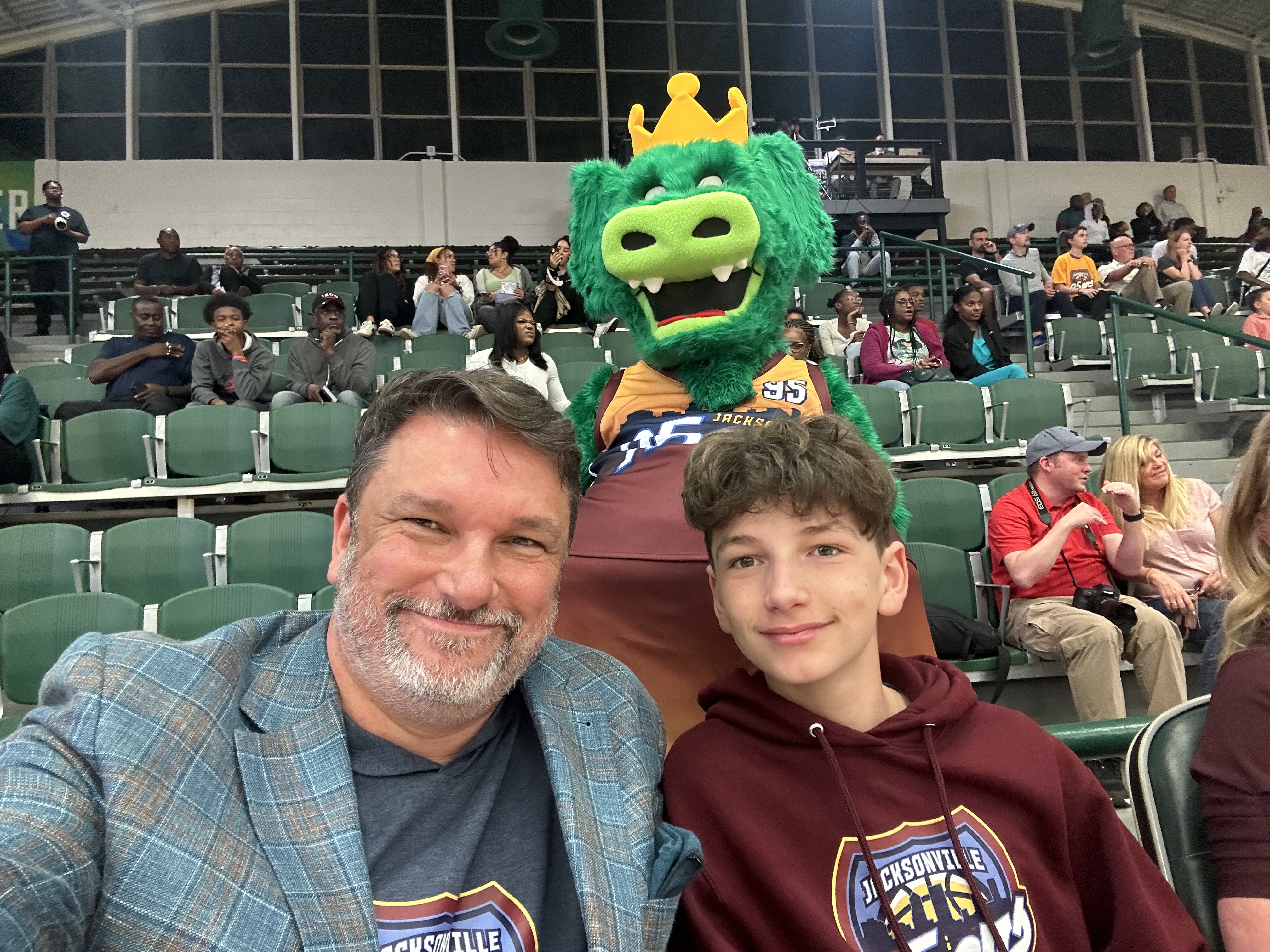 Johnnie at a community event