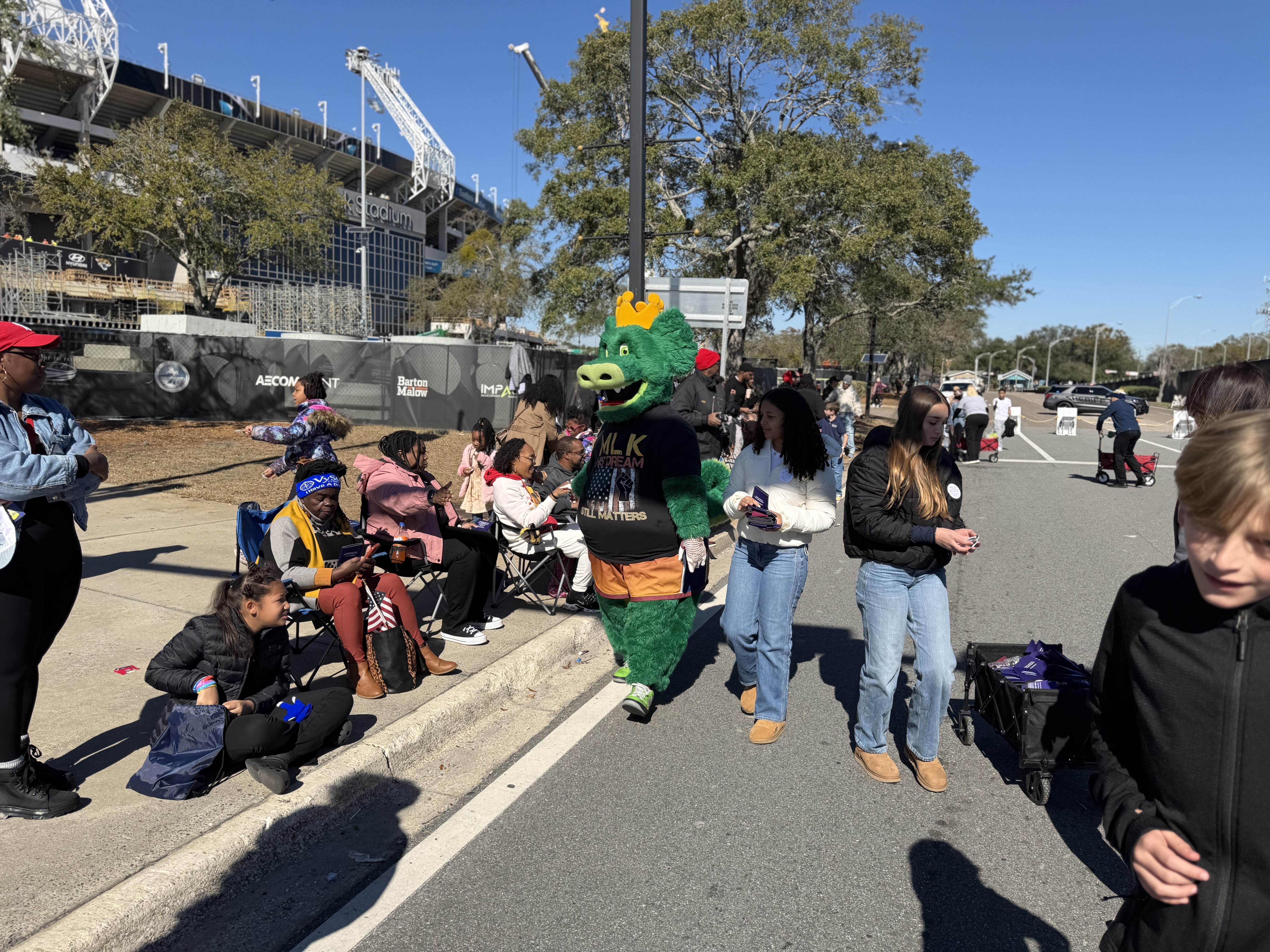 Johnnie at the MLK Parade
