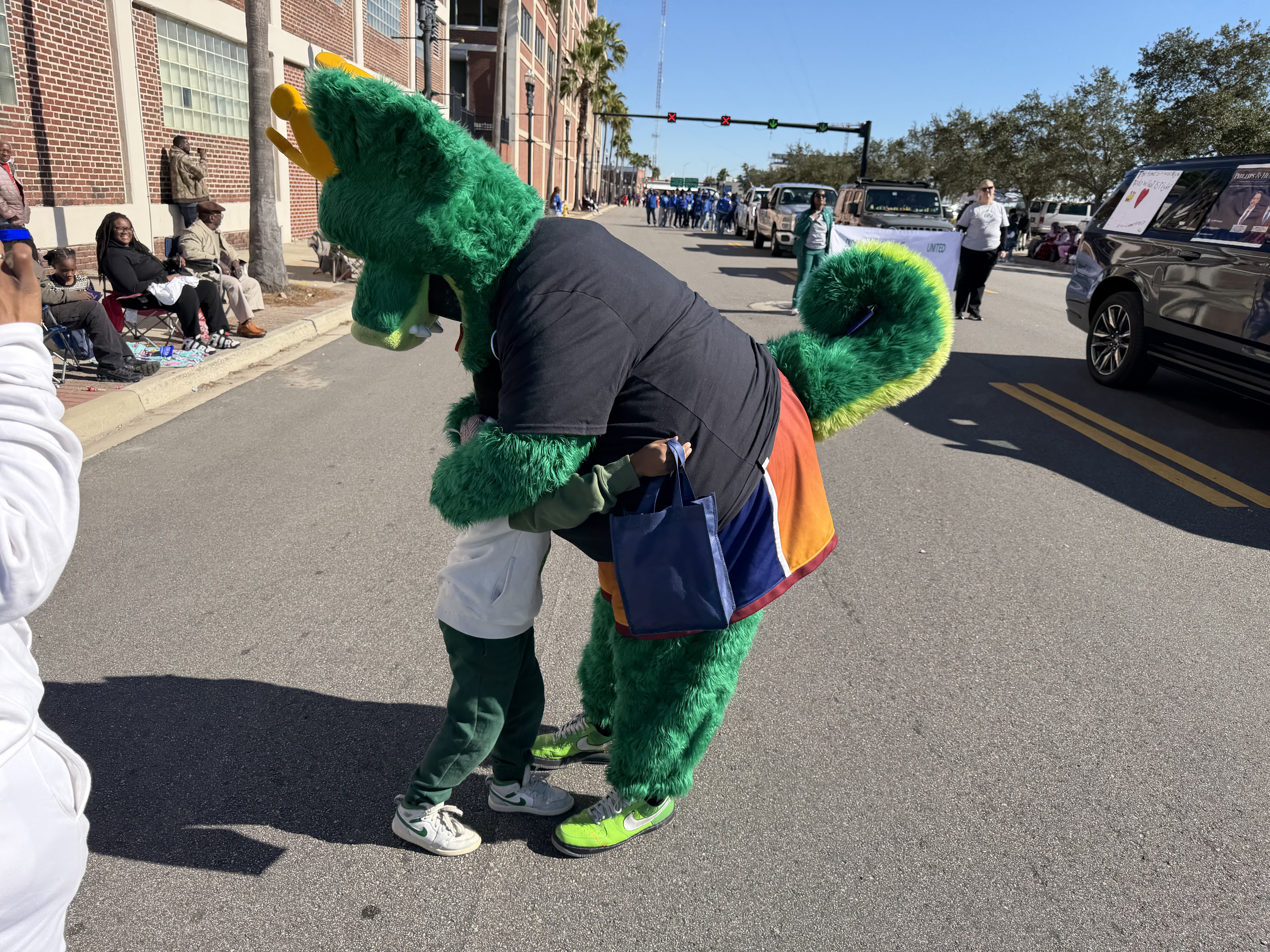 Johnnie at the MLK Parade